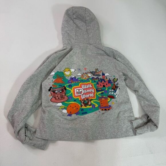 Disney Sweatshirt Womens Small Gray 2025 Play in the Parks Disney World Teacups - Picture 1 of 9